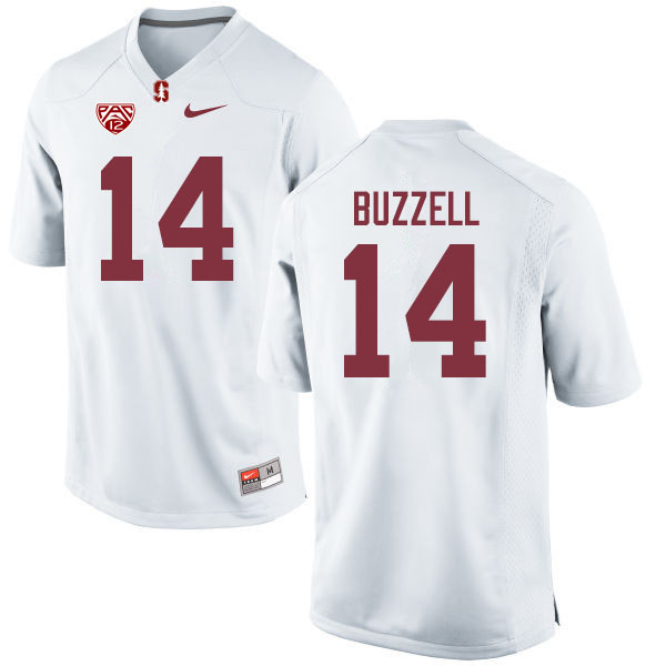 Men #14 Cameron Buzzell Stanford Cardinal College Football Jerseys Sale-White